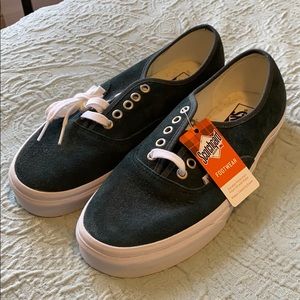 Teal suede vans women’s size 10